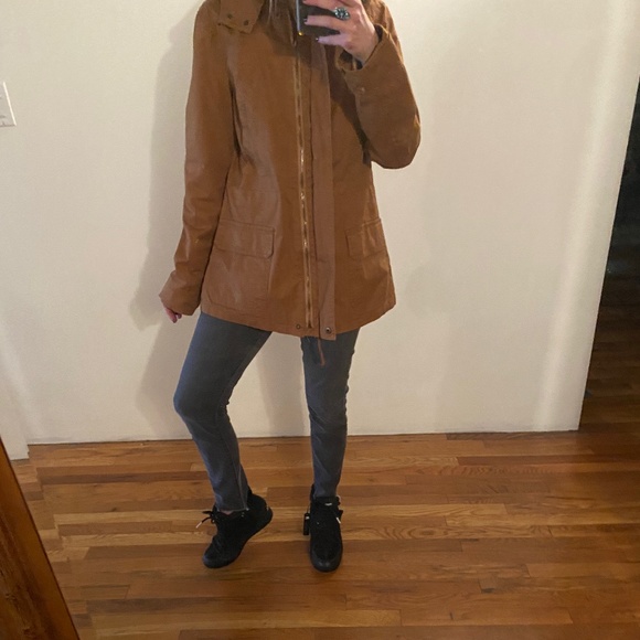 NWT C&C California camel color lightweight jacket coat perfect for layering Sz S - Picture 6 of 8